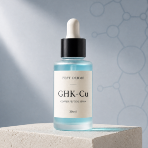 Pept Derme GHK-Cu blue copper peptide serum bottle